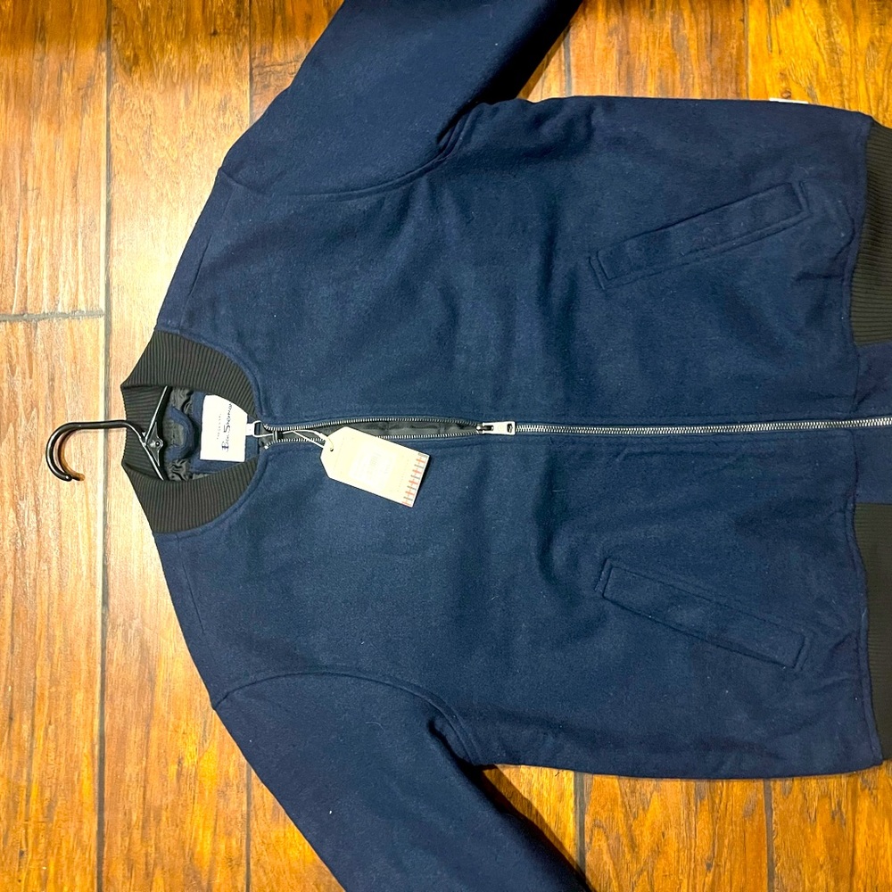 Ben Sherman Wool Bomber Jacket